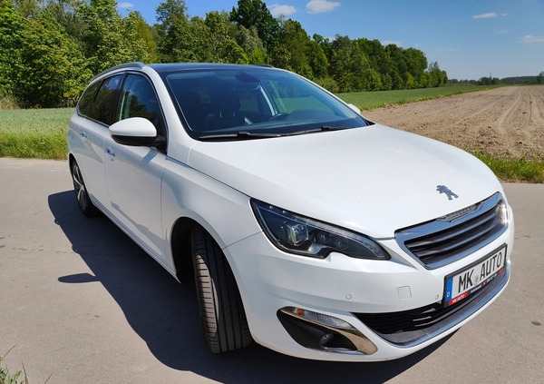 Peugeot 308 cena 38900 przebieg: 210547, rok produkcji 2015 z Szczucin małe 254